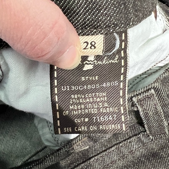7 For All Mankind Brown A Pocket Jeans - size 28 - Picture 11 of 14
